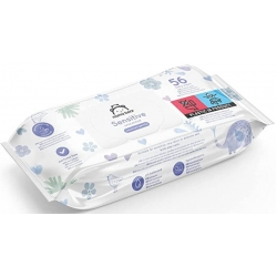 Drėgnos servetėlės Mama Bear Sensitive, 56vnt.