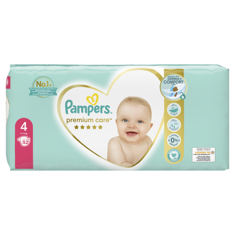 Premium Care 4 (9-14kg) 52vnt. 