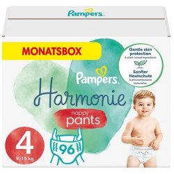 Pampers Harmonie Pants 4 (9-15kg) 96vnt.