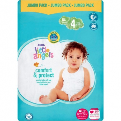 Little Angel Comfort & Protect 4 (9-14Kg) 84vnt.