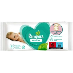 Pampers Sensitive, 52vnt.