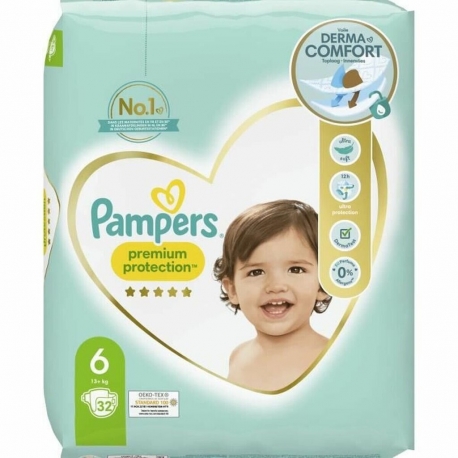 Pampers Premium Protection 6 (13+kg) 32vnt.