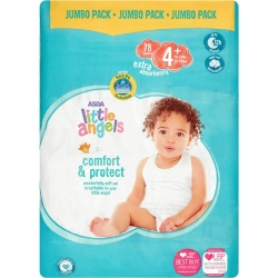 Little Angel Comfort & Protect 4+ (10-15Kg) 78vnt.