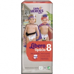 Libero Up&Go 8 (19-30Kg) 26vnt.