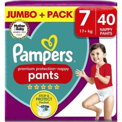 Pampers Premium Protection 7 (17+kg) Pants 40vnt.