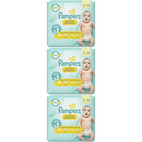 Pampers 1 (2-5kg) Premium Protection 72vnt.