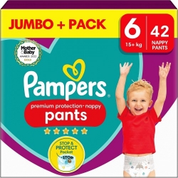 Pampers Premium Protection 6 (15+kg) Pants 42vnt.