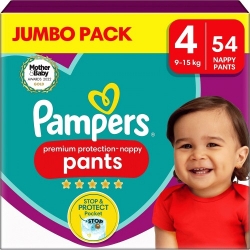 Pampers Premium Protection 4 (9-15kg) Pants 54vnt.