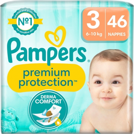 Pampers Premium Protection 3 (6-10kg) 46vnt.
