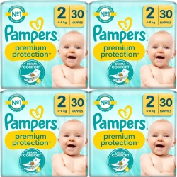 Pampers 2 (4-8kg) Premium Protection 120vnt.