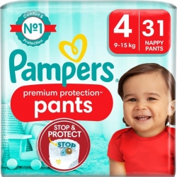 Pampers Premium Protection 4 (9-15kg) Pants 31vnt.