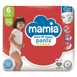 Mamia Nappy Pants 6 (14-19Kg) 32vnt.