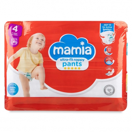 Mamia Nappy Pants 4 (8-15Kg) 40vnt.