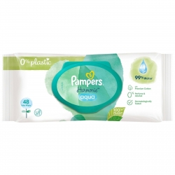 Servetėlės Pampers Harmonie Aqua, 48vnt.