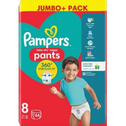 Pampers Pants 8 (19+kg) 44vnt.