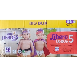 Libero Up&Go 5 (10-14Kg) 76vnt.
