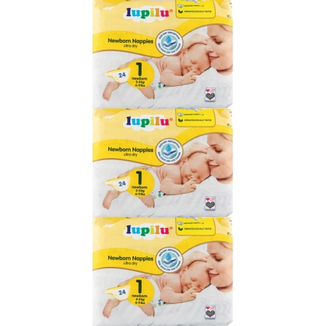 Lupilu 1 (2-5kg) 72vnt.