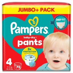 Pampers Pants 4 (9-15kg) 72vnt.