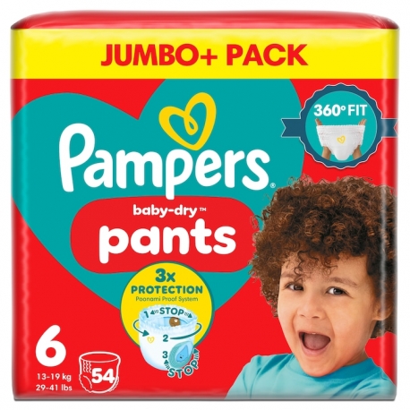 Pampers Pants 6 (13-19kg) 54vnt.