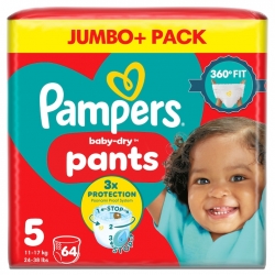 Pampers Pants 5 (11-17kg) 64vnt. 