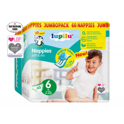 Lupilu 6 (13-18kg) 60vnt.