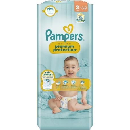 Pampers Premium Protection 3 (6-10kg) 48vnt.