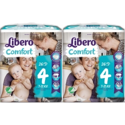 Libero Comfort (7-11Kg) 52vnt. 