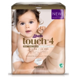 Libero Touch 4 (7-11Kg) 24vnt.