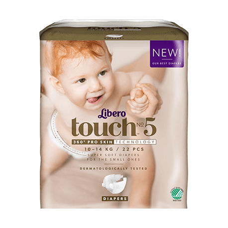 Libero Touch 5 (10-14Kg) 22vnt.