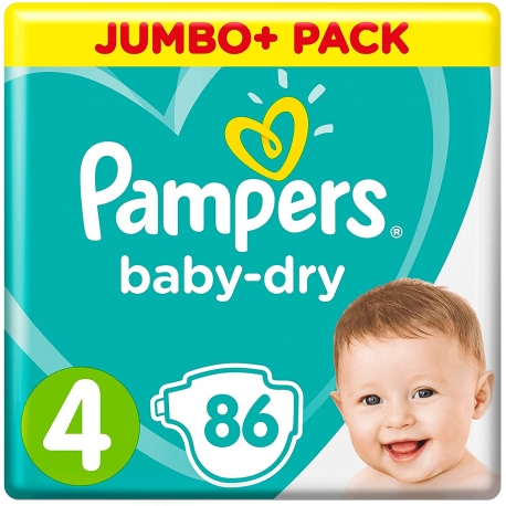 Pampers Baby Dry 4(9-14kg) 86vnt.