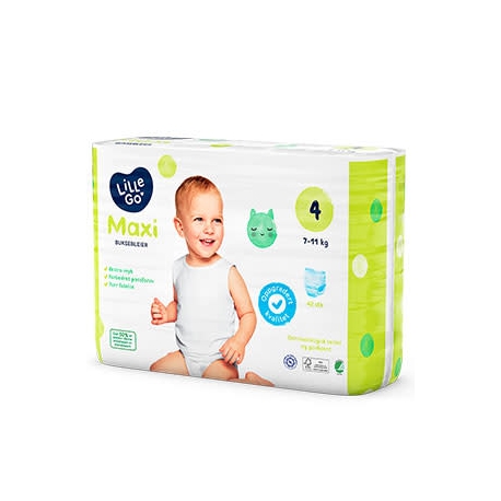 Lille Go Pants 4 (7-11kg) 42vnt.